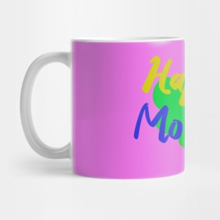 Typography “Happy Monday” Mug